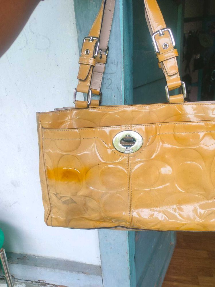 Vintage Coach Hampton patent leather ❤️❤️❤️bag