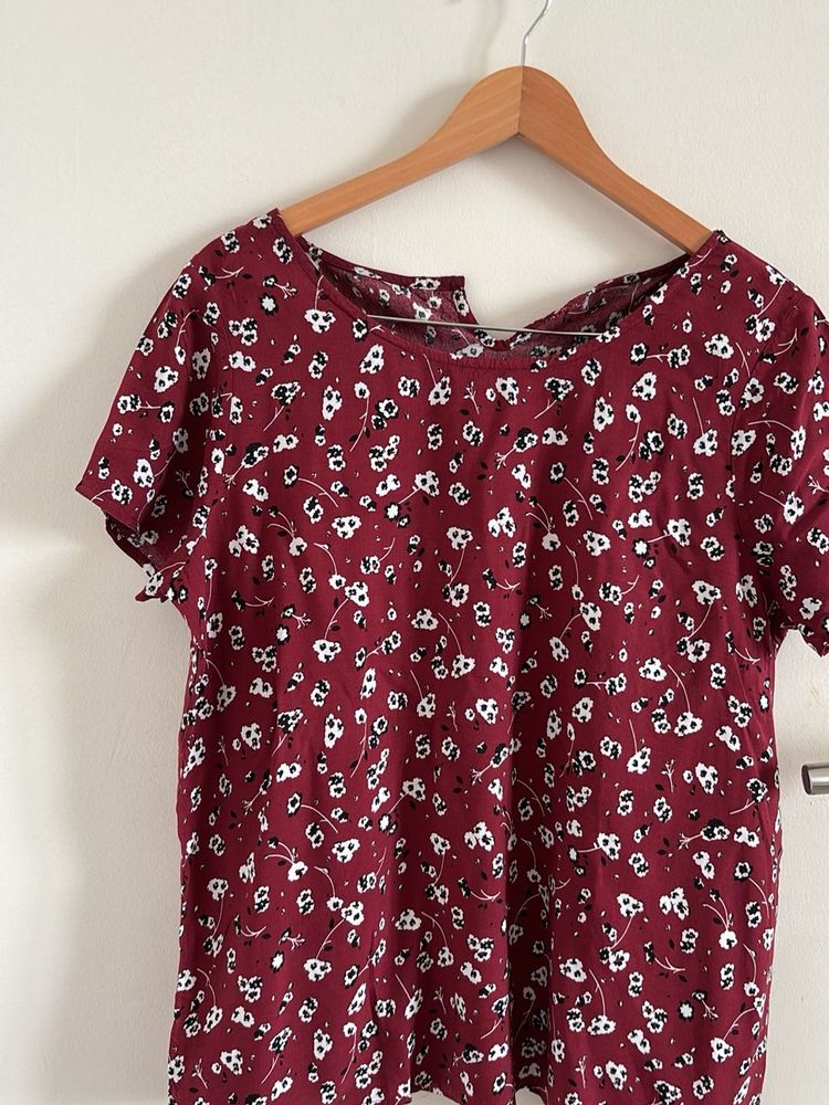 Floral Print Top