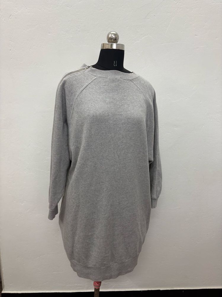 Gray T-Shirt Dress