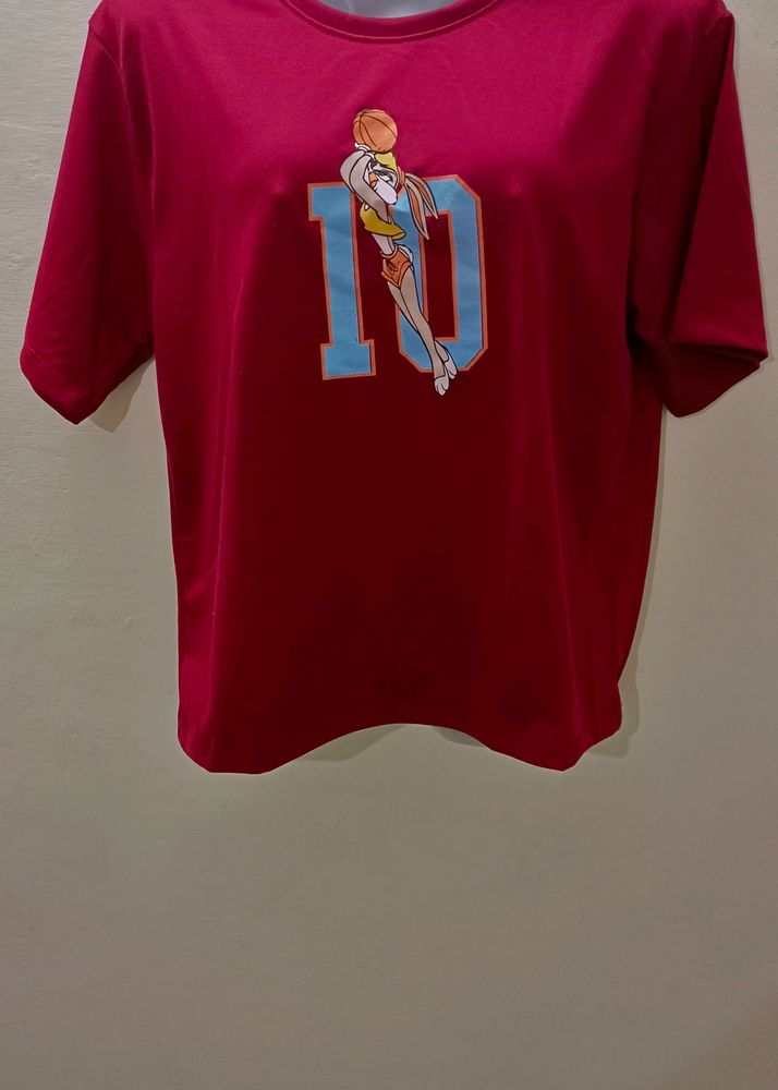 Cherry Red Lola Bunny Crop Top