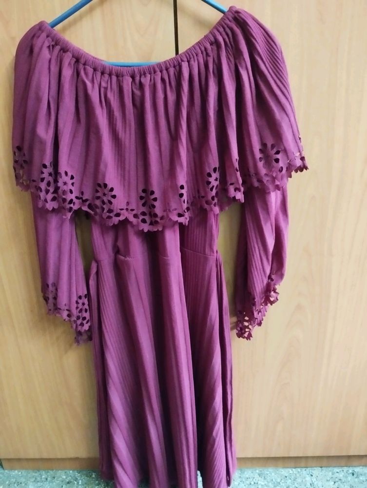 Maroon Dress