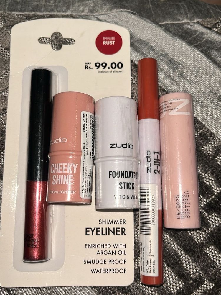 Zudio Makeup Kit - Shimmer Rust