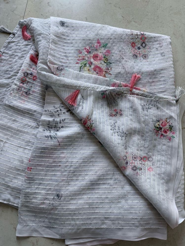 Sequins Work Saree