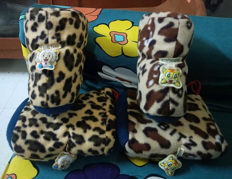 Cute Animal Print Plush Toy unused  Combo