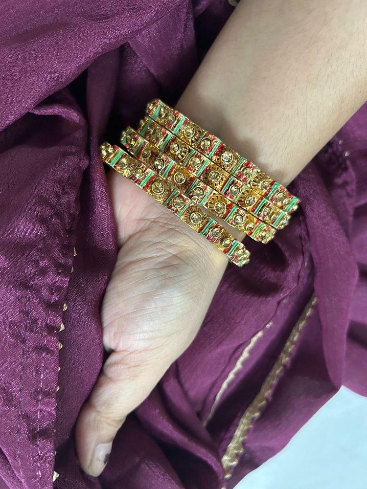 Indian Bangles - Set of 4
