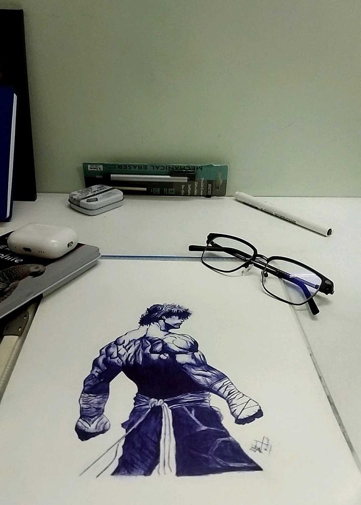 Baki Hanama Sketch|| Anime Sketch||