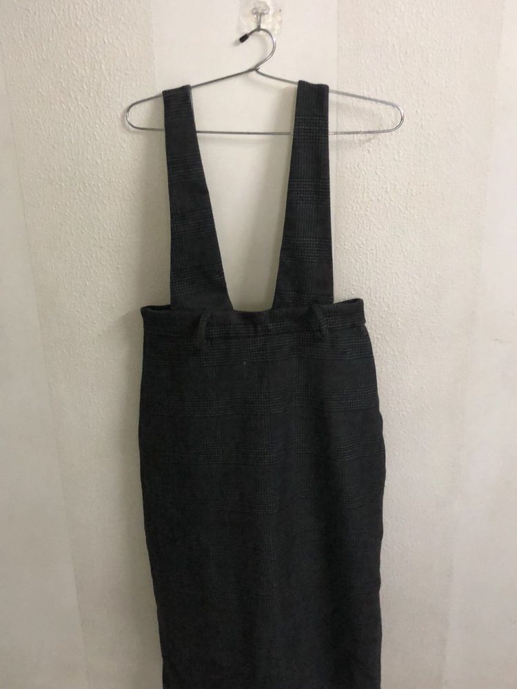 A Black MIDI Dress