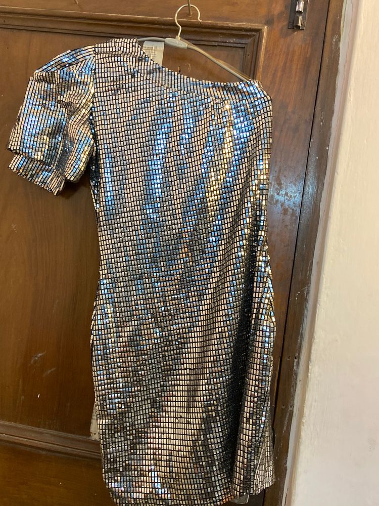 Mirror One Shoulder Dress