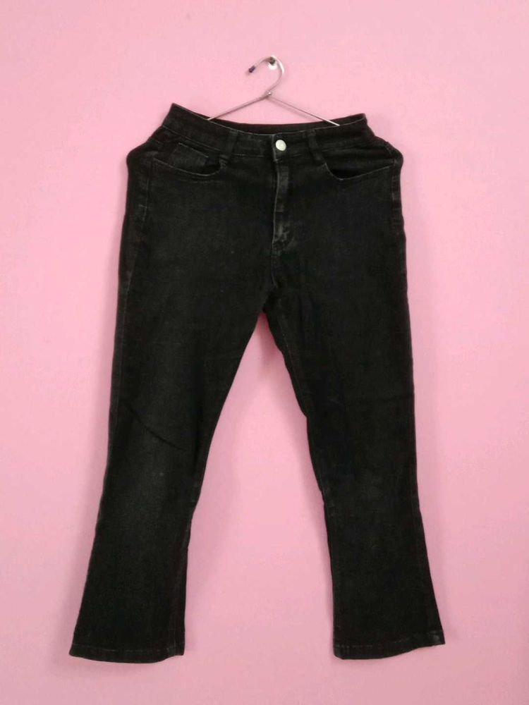 Black Flared Jeans