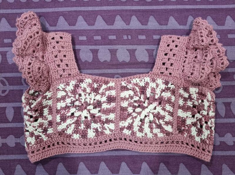 Crochet Stylish Crop Top