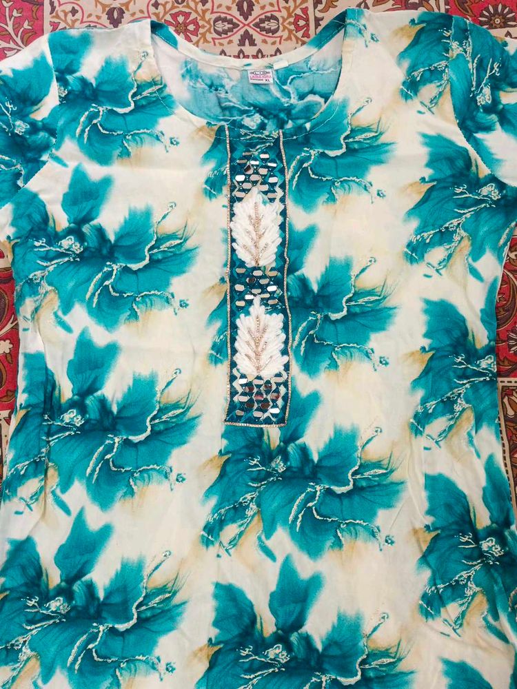 🟥Floral Print Tunic Top