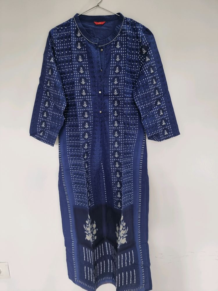 W Straight Kurti, Size - XS