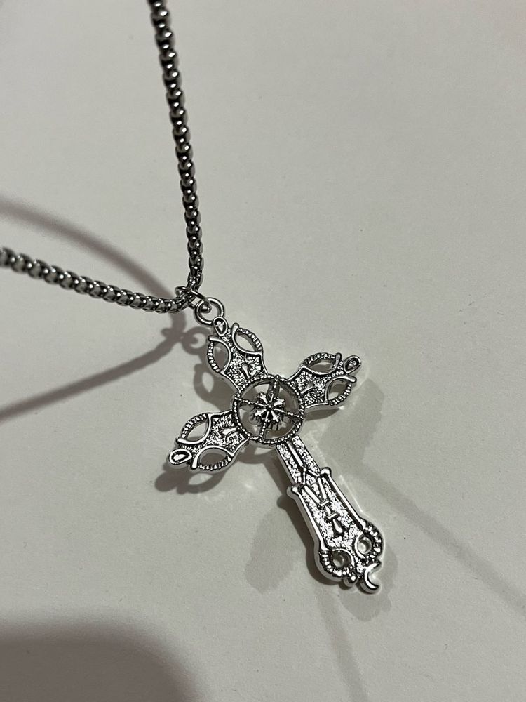 Y2k Gothic Cross Necklace
