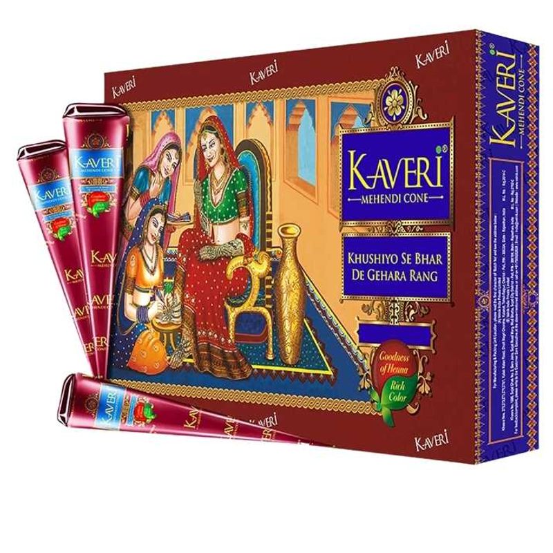 Kaveri Mehendi Cones for Rich, Vibrant Color