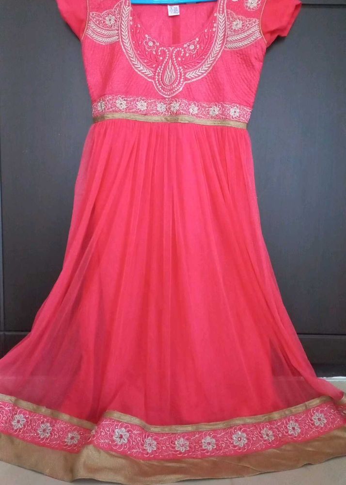 Reviving Royality :The Classic Peach Anarkali