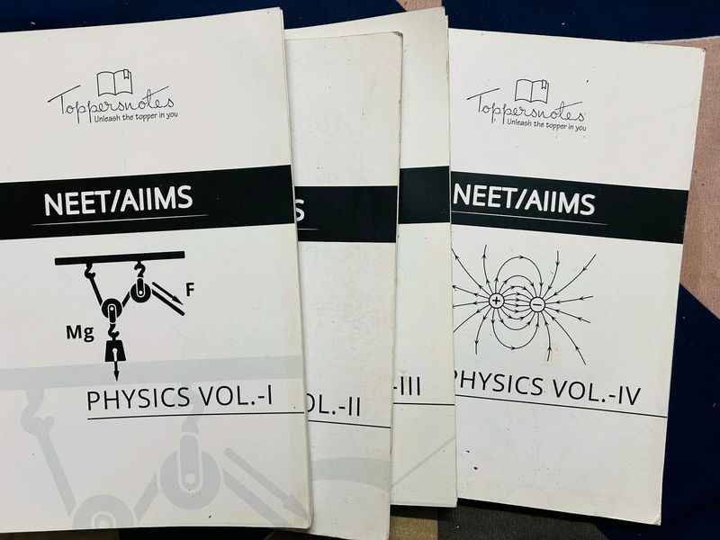 Toppers Notes Physics 1, 2, 3, 4 Books