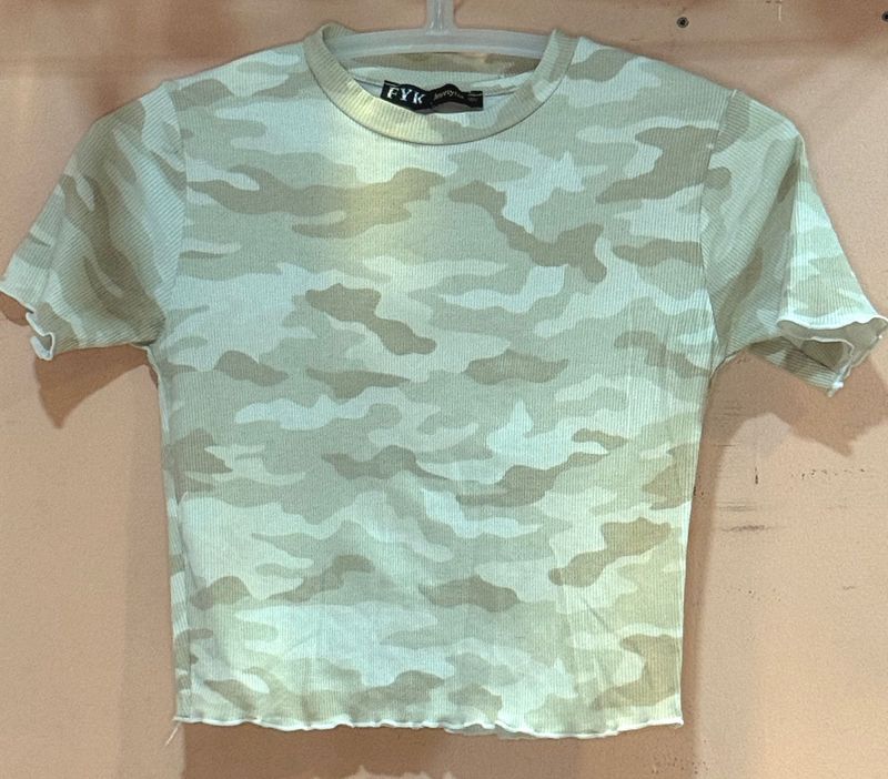 Print Crop Top
