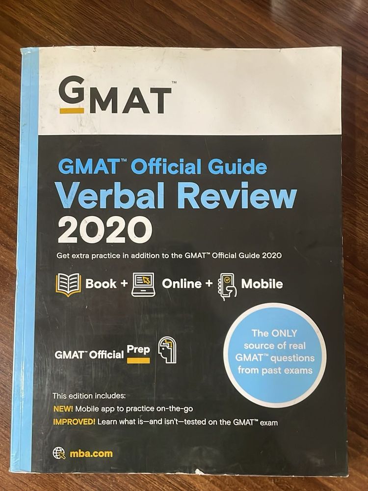 GMAT Official Guide Verbal Review 2020