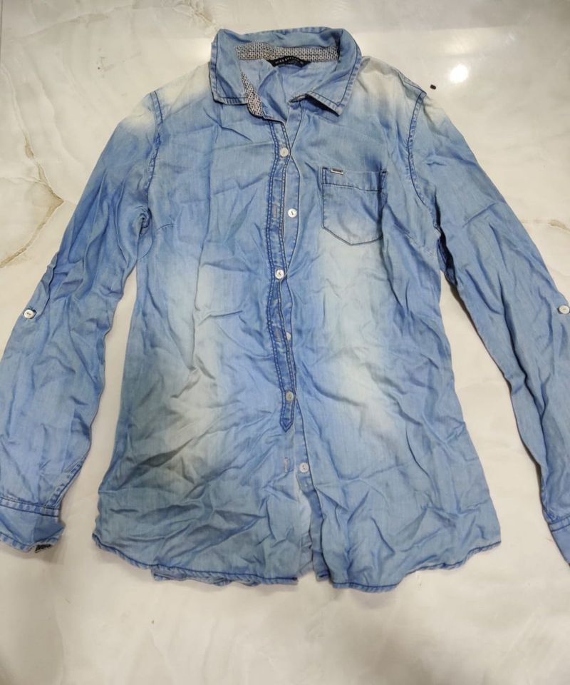 Blue Denim Shirt