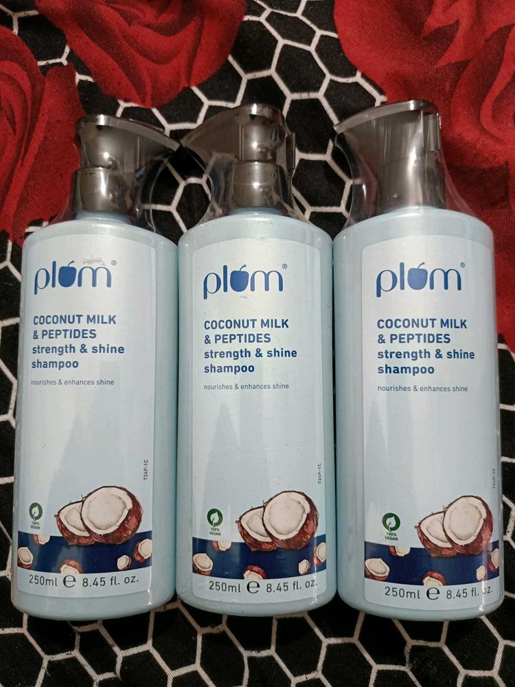 Pack Of 3 Coconut Shampoo