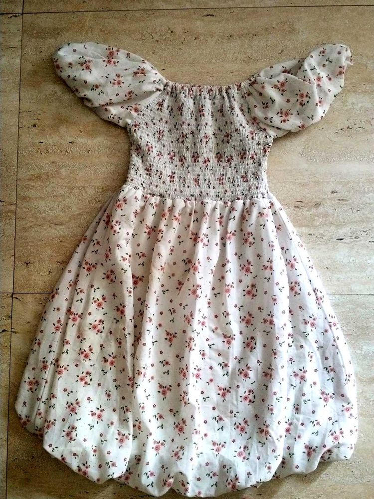 Floral Puff Sleeve Dress