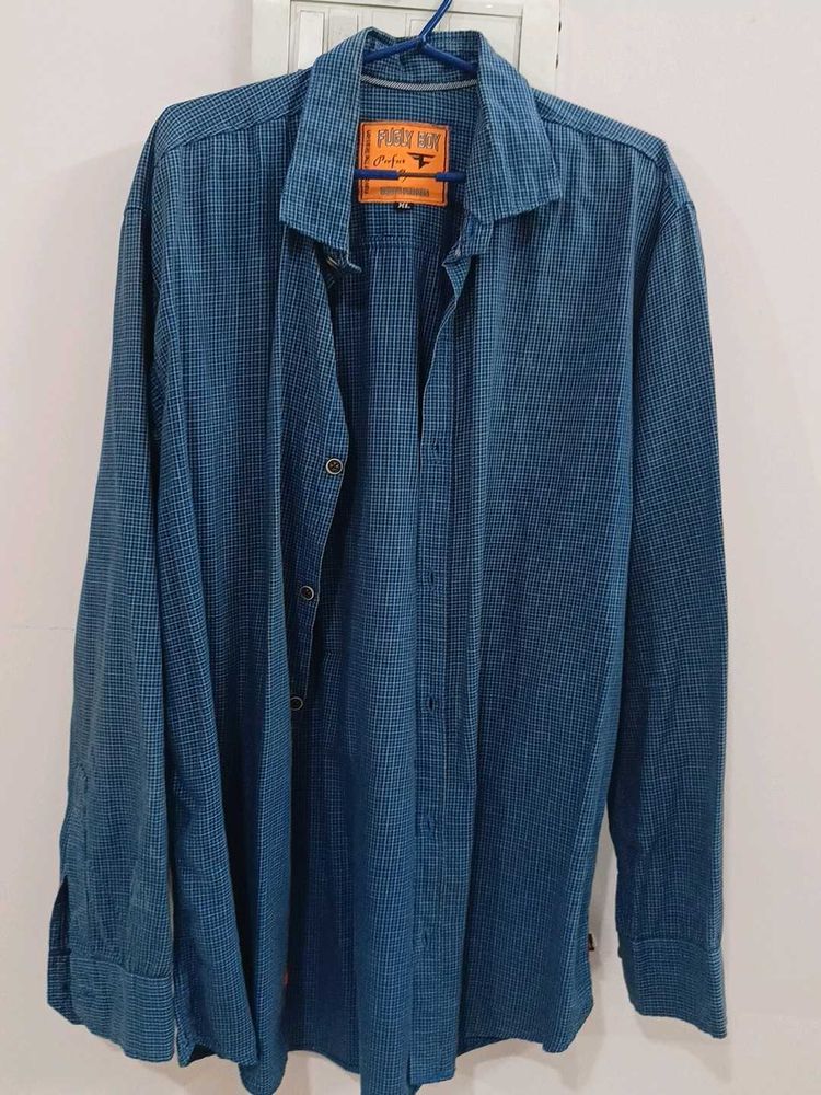 Blue Checked Shirt