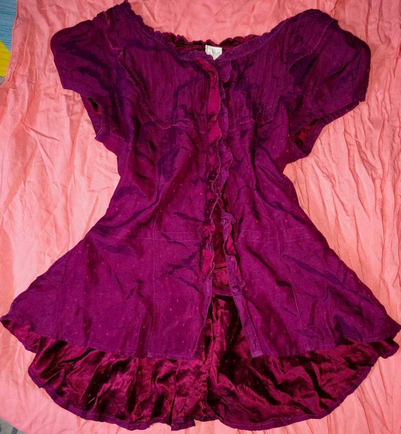 Y2k Purple Top