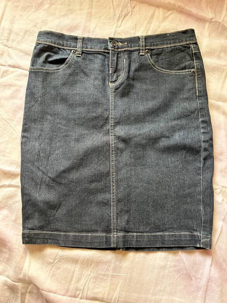 Denim Mini Skirt