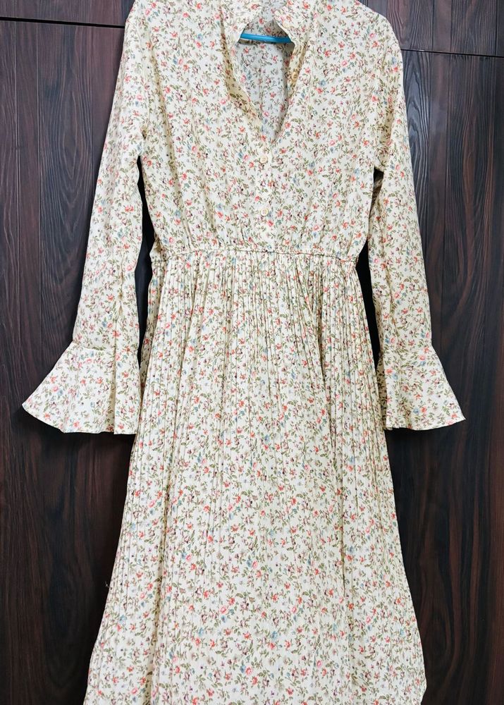 Floral Print Midi Dress