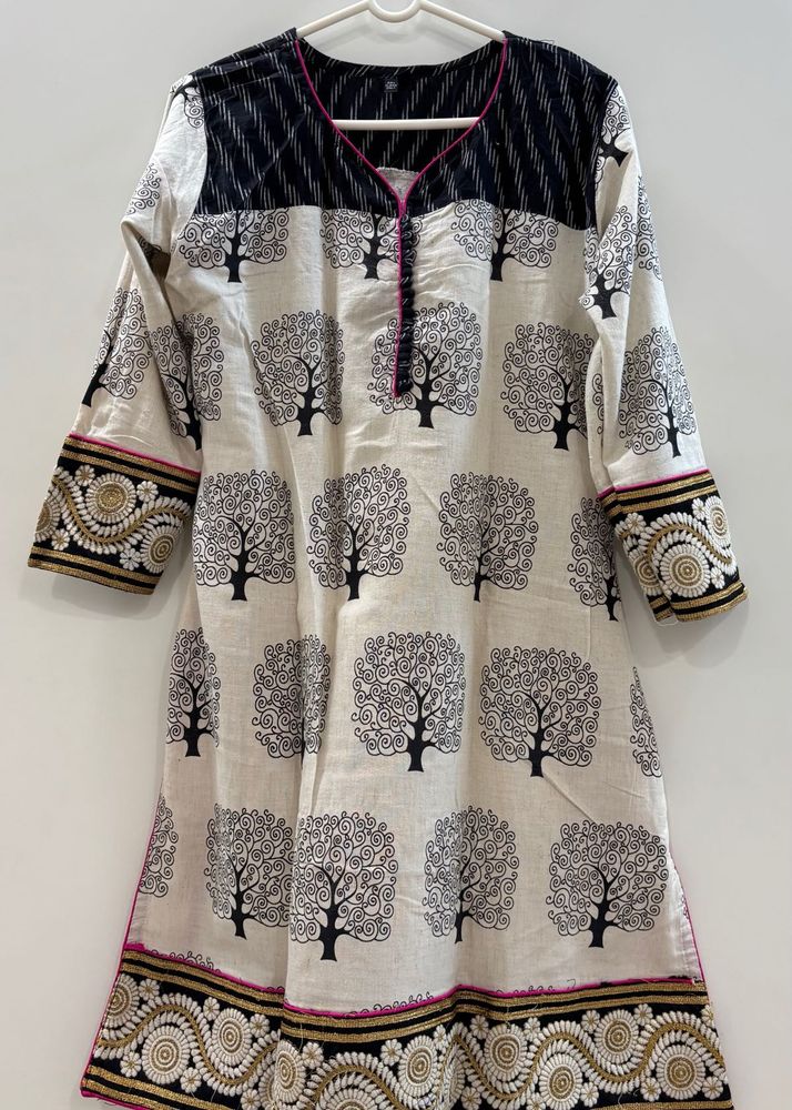 Kurti with Tree Print