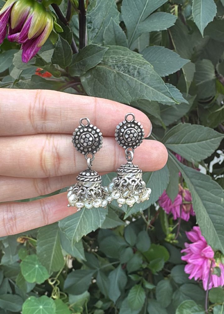 Real Silver Jhumka