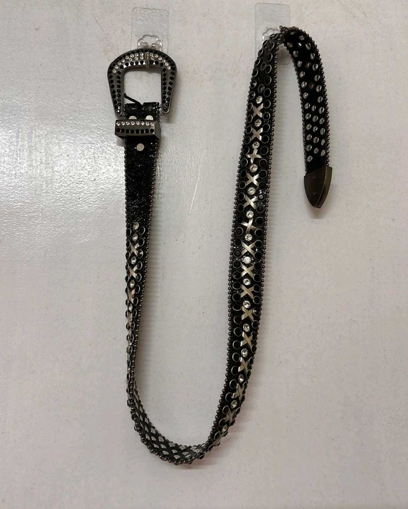 Rhinestone Belt
