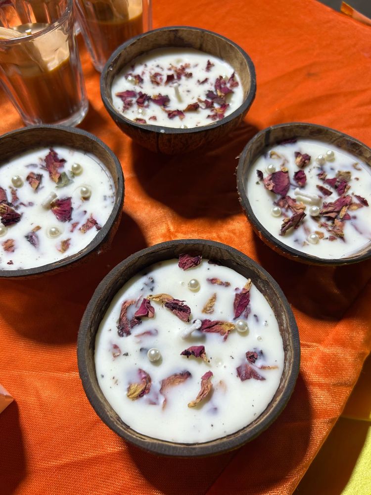 Coconut Candles Set Of 2