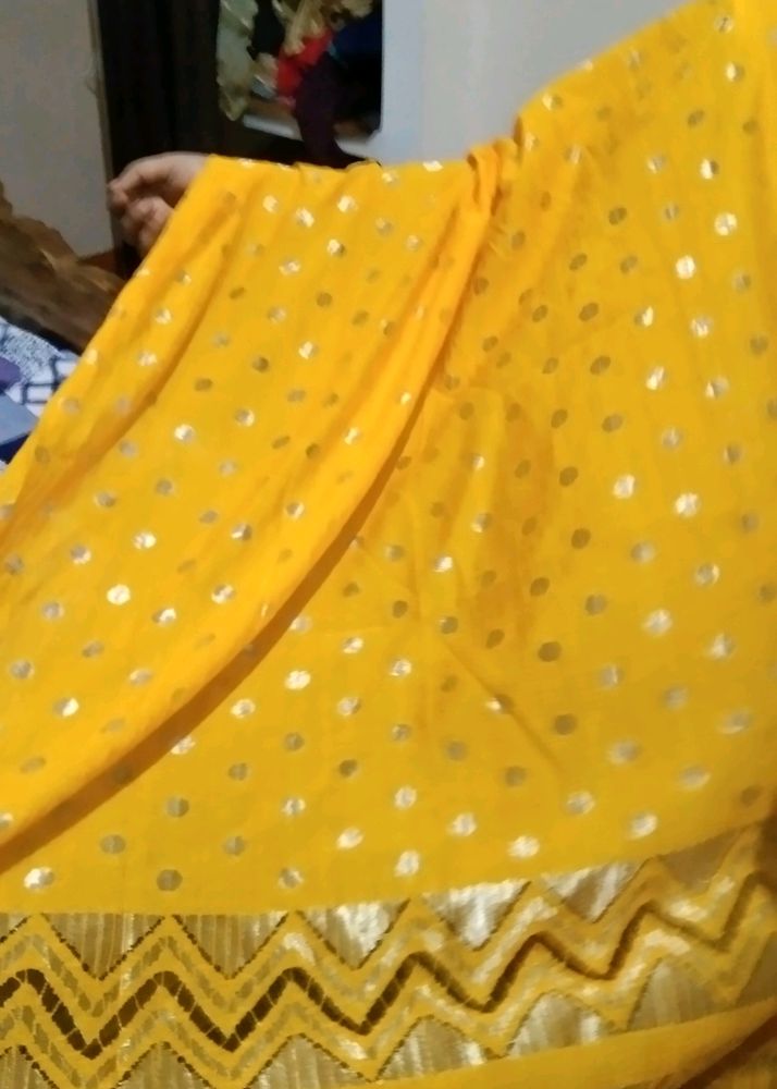 Yellow Beautiful Dupatta