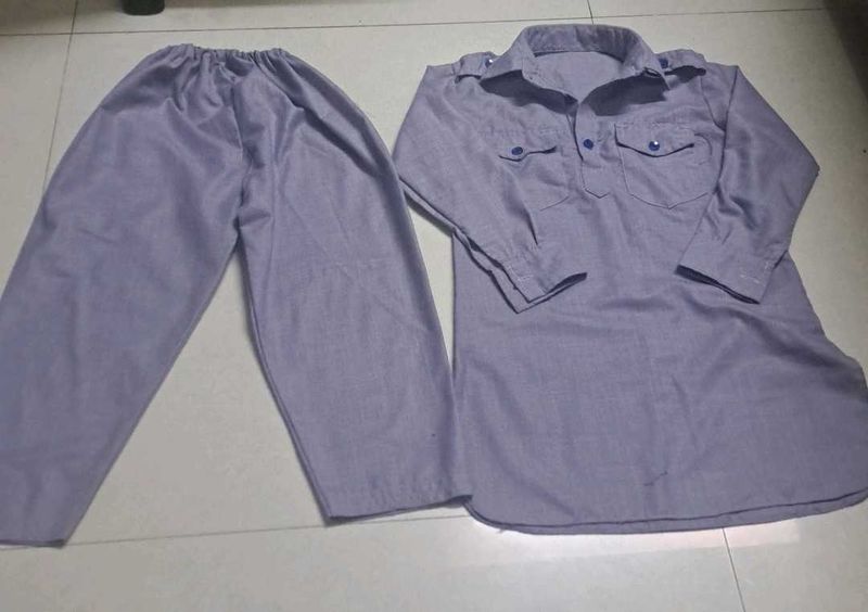 Boys Kurta Set - Blue