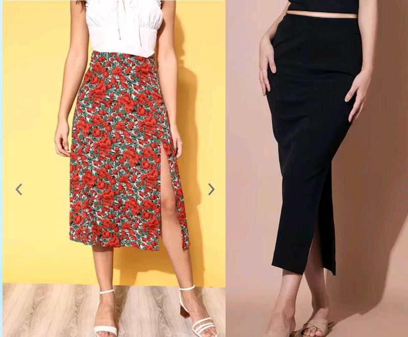 SET OF 2 SKIRTS