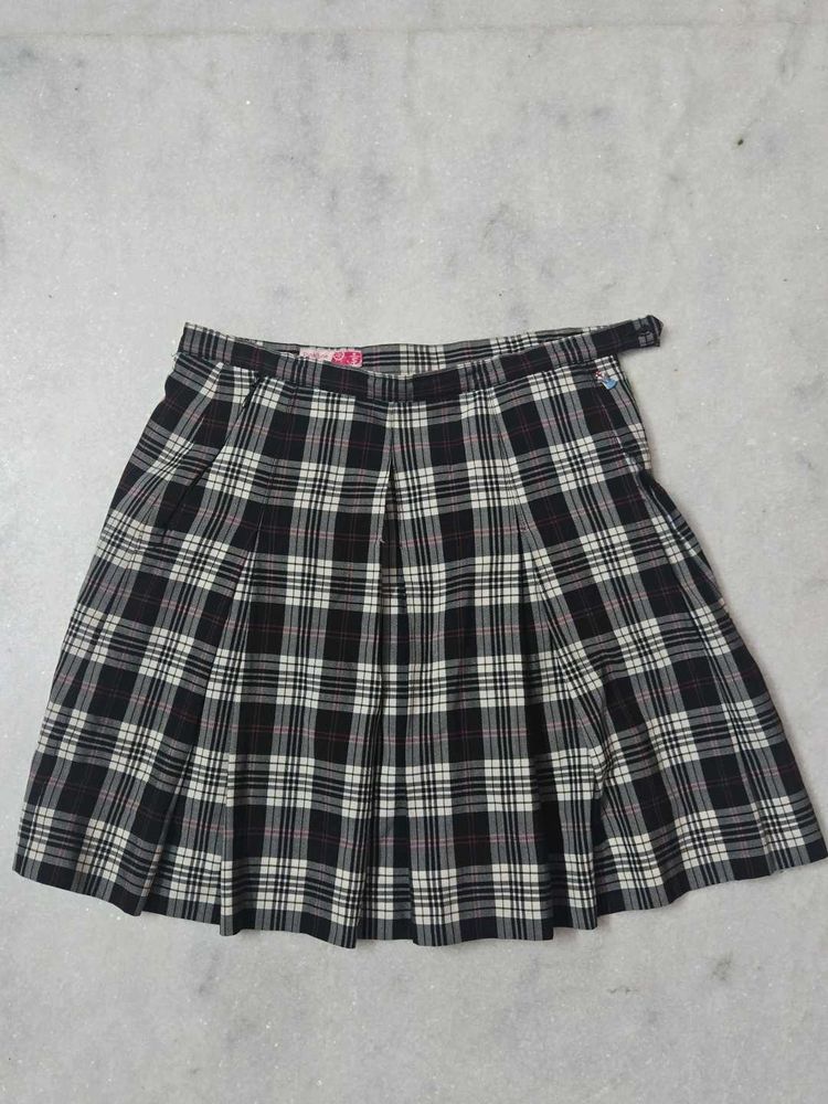 Plaid Mini Skirt