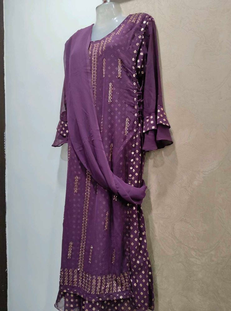 Elegant Purple Kurti