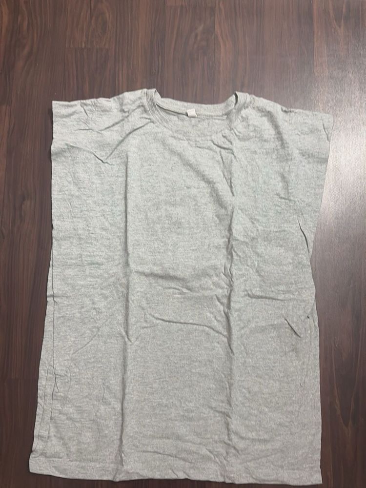 Gray Basic T-Shirt