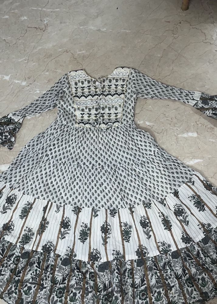 White Umbrella Dress
