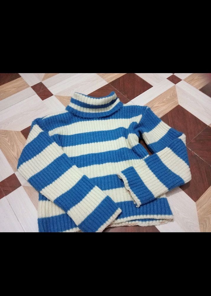 Turtle Neck Pullover Sweater For Women