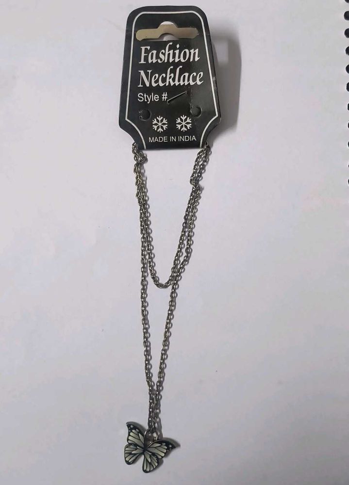 Vintage Butterfly Pendent chain