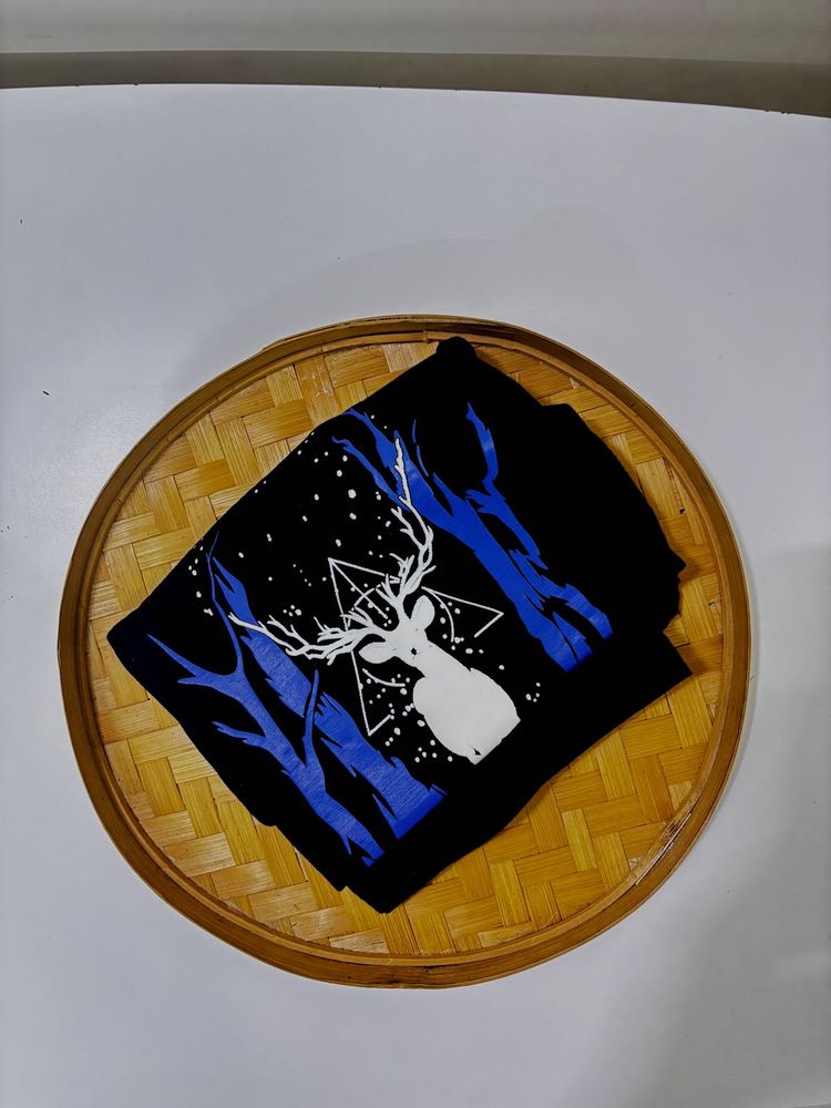 Harry Potter- Patronus Black Tshirt Size:M