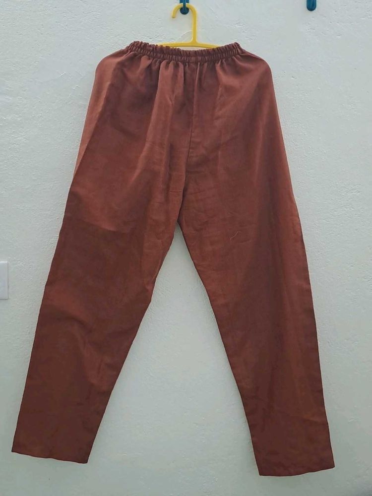 Brown Casual Pants