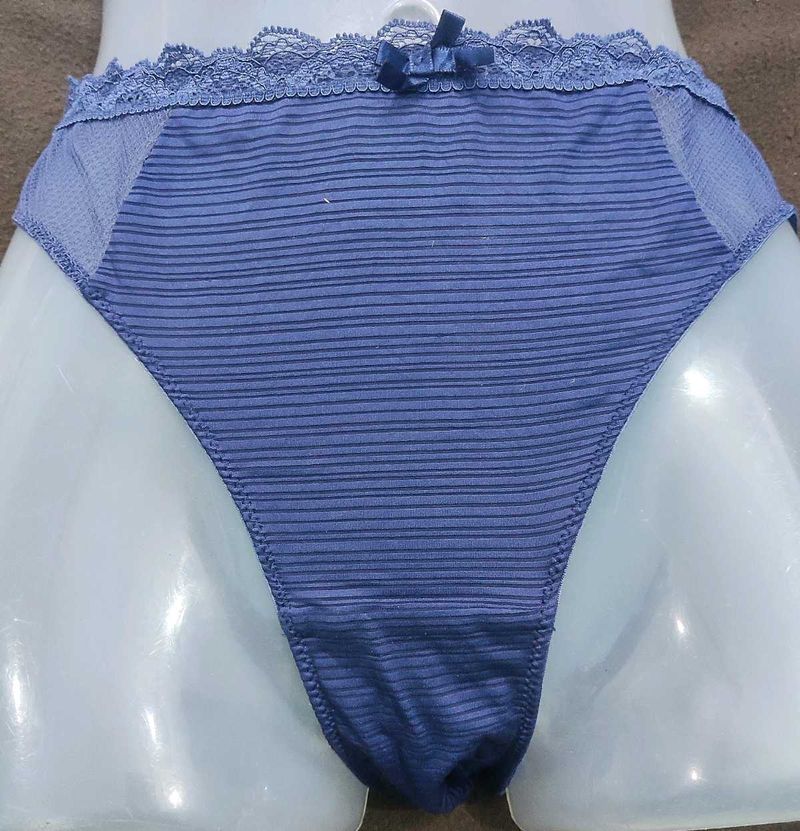 Blue Striped Panties 🔥