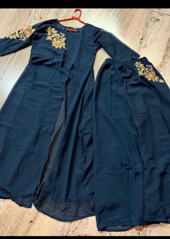 Ethnic Split Kurti Palazo Set