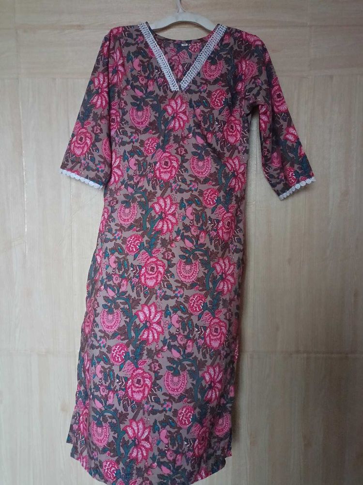 Pink Kurta For Women