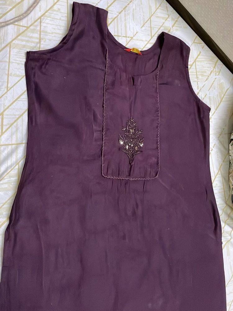 Elegant Purple Kurta