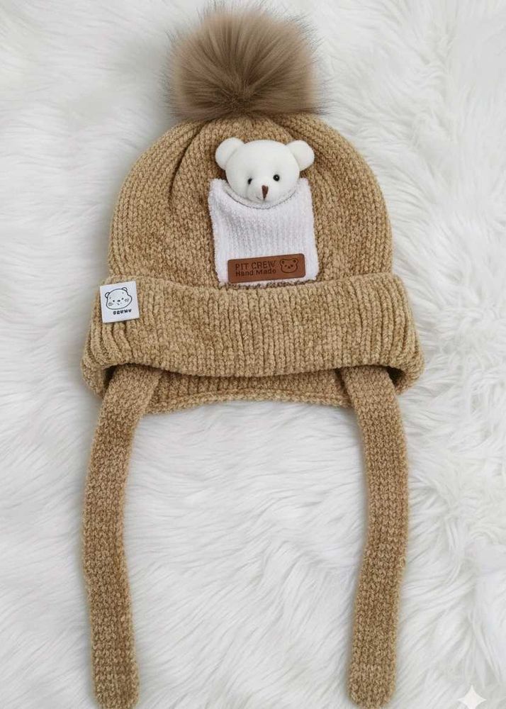 Cute Bear Luxurious Beani