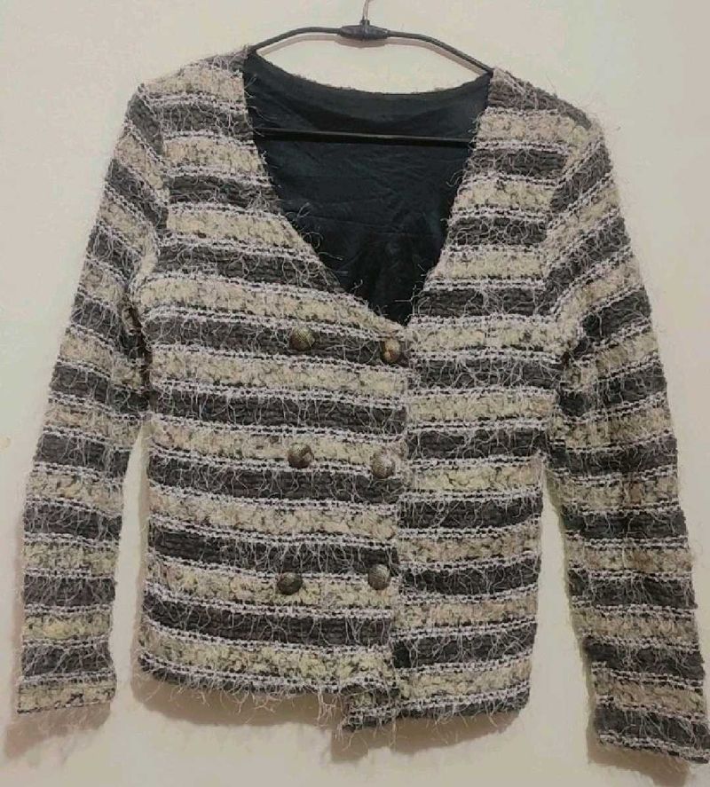 Khaki Color Blazer For 8- 9 Year Girl 28 Bust